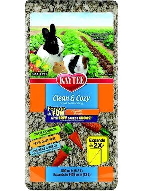 Kaytee Clean & Cozy Forage & Fun Vegetable Garden Small Animal Bedding 8.2 L